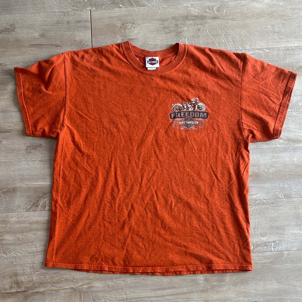 Harley Davidson Men’s Short Sleeve T Shirt 23 Ptp Size XL